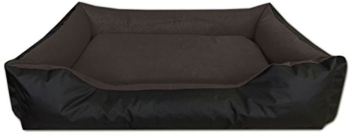 BedDog Hundebett XXL - Hundekissen - Hundekorb - Hundecouch - Hundesofa - Bezug abziehbar, Waschbar, für Mittel-Große Hunde