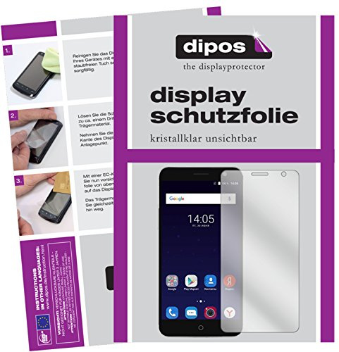 dipos I 2x Screen Protector compatible with ZTE Blade V7 Plus Protection Films clear
