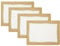 Villeroy & Boch Metallic Brushstroke Platzset, 35,6 x 50,8 cm, 4 Stück, elfenbeinfarben und goldfarben