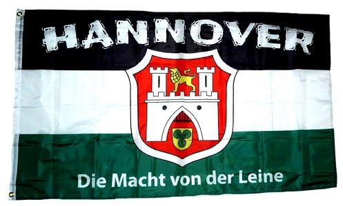 Fahne/Flagge Hannover Macht von der Leine 90 x 150 cm
