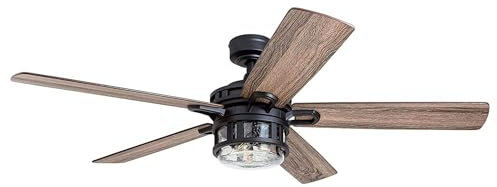 Honeywell Ceiling Fans 50690-01 Bonterra, 52 inches, Matte Black