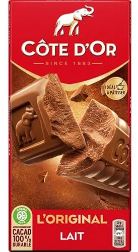 CÔTE D'OR - Chocolat Au Lait 200G - Lot De 4