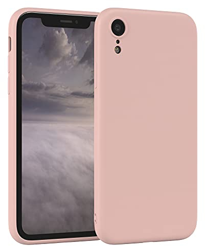 EAZY CASE - Silikonhülle für iPhone XR Hülle Silikon Case Altrosa weich stoßfeste Handyhülle iPhone XR Schutzhülle mit Kameraschutz Dünn Premium Schutz Cover TPU Phone Bumper in Pastell Rosa