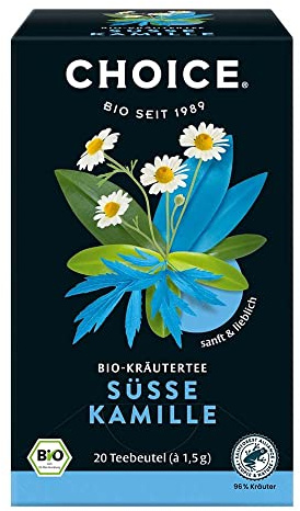Choice Süsse Kamille, Kräutertee, 20 Beutel, 30g