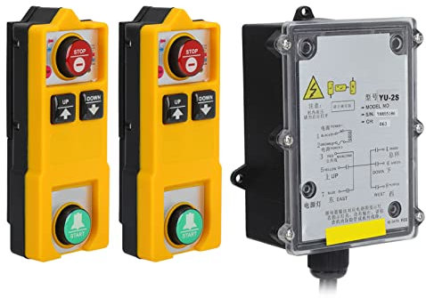 Industrielle Fernbedienung Kran Fernbedienung Drahtlose Wasserdichte Hebebühne für Brückenkräne(DC 24V)