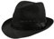 Sombrero Paja de Papel Hombre Mujer Gorra Panamá Verano Playa de ala Corta Moda Unisex 57/58CM (57, Negro)