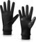 HOLDINA Handschuhe Damen Winter Warm, Wasserdichte Handschuhe Damen mit Rutschfestem Leder, Handschuhe Damen Touchscreen mit Fleece Gefüttert zum Fahren, Laufen, Radfahren, Wandern (Schwarz-M)