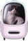 PETKIT Sac à Dos pour Chat, Sac à Dos de Voyage Portable pour Chiots, Ventilateur Intégré et Dispositif d'éclairage, Sac à Dos pour Animaux de Compagnie Bien Ventilé, Piles Non Incluses (Rose)
