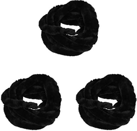Ciieeo 3stücke Faux Fur Trim Hut Für Bastelarbeiten Weißes Kunstfellband Für Chinesische Han-Kleidung Weihnachtsdeko Kostüme Und Vielseitig Einsetzbar