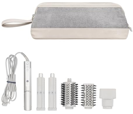 Buwico Airwrap Travel Case for Dyson/Shark Flexstyle, Travel Pouch Compatible with Dyson Airwrap/Shark Flexstyle Complete Styler and Attachments, Off-White, Travel Case