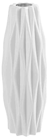 Vaso Da Fiori in Ceramica Imitazione Nordica Origami Vaso in Plastica Bottiglia Centrotavola Per Soggiorno Decorazione Domestica Piante Di Cactus Per Interni Vaso Per Piante Da Interno (bianco)