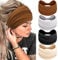 Stirnband Damen Breite Elastische Weiche Boho Haarbänder Leopard Print Haarschmuck Yoga Sport Haarband Mehrfarbig Haarreifen Damen