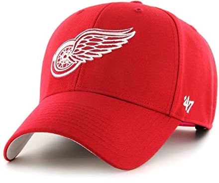 '47 Detroit Red Wings Red NHL Ballpark Most Value P. Snapback Cap - One-Size