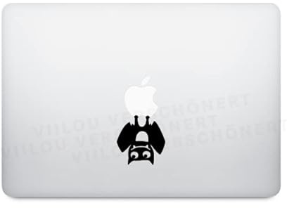 Computer Sticker FLEDERMAUS Aufleber Mac Illustration Apple Logo Tattoos Notebook Motive Laptop Comic iReader tablet