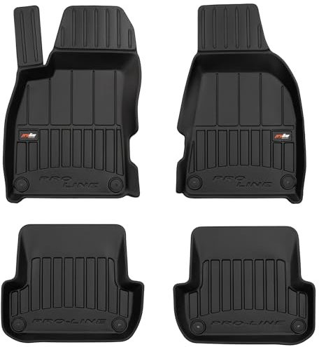 MOTOS Gummimatten Auto Fussmatte passend für Audi S4 B7 2004-2008 Verbessern Sie Ihren Reisekomfort mit Antirutschmatte Auto 3D- Allwetter fußmatten Auto, Schutz vor Verschmutzung