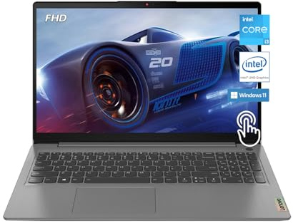 Lenovo 2023 Ideapad 3i Laptop, 15.6 FHD Touchscreen, 11th Gen Intel Core i3-1115G4 Processor, 12GB DDR4 RAM, 256GB SSD, HDMI, Webcam, Wi-Fi6, Bluetooth, Win11, Arctic Grey, W/GaLiMu