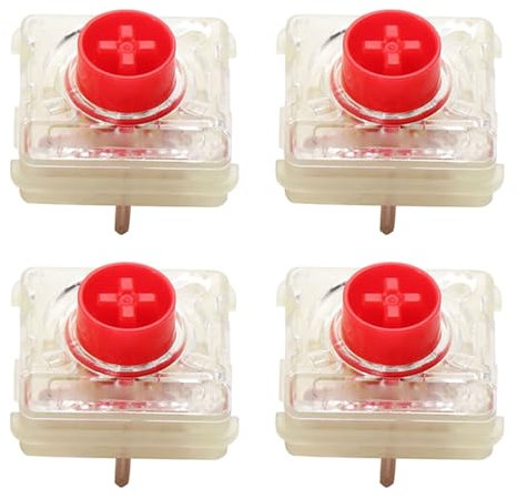 Haiki MX Switches Cherry MX Low Profile Silver Switch Dünne Tastenschalter für mechanische Tastatur, Linearschalter