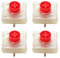 Haiki MX Switches Cherry MX Low Profile Silver Switch Dünne Tastenschalter für mechanische Tastatur, Linearschalter