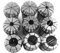 EATAKWARD Set di pinze a molla ER32 da 9 pezzi per fresatura CNC tornio macchina per incisione e tornio fresatura anche 2/4/6/8/10/12/16/18/20 mm ER-32