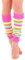 ANZEE DISCOVER THE NEW YOU Leg Warmers For Adult Women & Girls Stay Warm and Stylish, Women's Knitted Ankle Warmers Party Dance, Sports, Yoga Accessories (Rainbow)