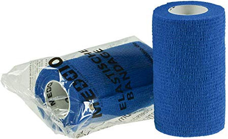 Vethaft Extra selbsthaftende Bandage 10cm Haftbandage für Huf-, Klauenpflege + Veterinärmedizin, Farbe:blau