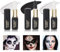 3 Stück Halloween Schminke Stift,Schwarz Weiße Schminke Gesichtsfarbe Halloween Make up Stick Lippenstift Theaterschminke Set Halloween Face Paint Vampir Zombie Skelett Clown Schminke Kunst Party