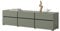 Meublorama Mobile TV Colore Salvia Verde 180cm Collezione Havana. Mobile Design con 3 Porte e 3 cassetti.