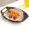 Qixuer Cestini Per Il Pane, Marrone scuro cestino pane 26 x 17.5 x 5cm cestino vimini per servire Cibo, Frutta, Verdura, per Ristorante e Cucina di casa