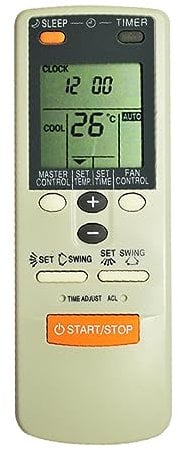 LARUISEE English Version Remote Control For AR JW2 JW33 AR-DL3 Air Conditioner Remote Control Replacement Temperature Controller Easy