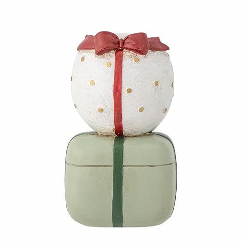 Bloomingville Wish Kerzenhalter aus Polyresin in der Farbe Grün, Größe: Ø5xH9 cm, 82062282