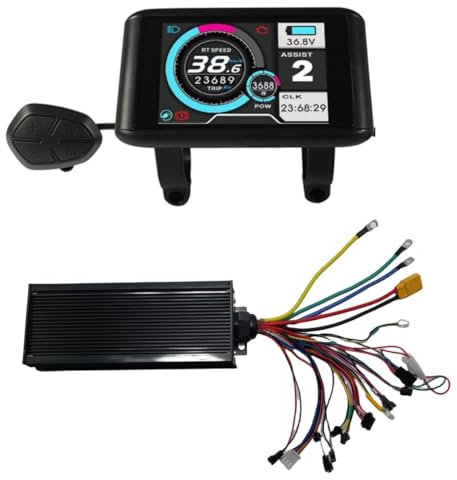 ebsenopower eBike Electric Bike 48V-72V 2000W 3000W 4000W 60A 18MOSFET Sine ware Intelligent Controller (60A Controller and UKC1 Display)
