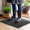 Bodenständig® Saubere Schuhe Dank saugstarkem Stoff (robust) perfekte Größe Anthrazit in 60x90cm - Fußmatte innen, Fussmatte innen - Schmutzfangmatte für innen Türmatte