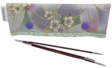 Handgenähte Nadelgarage aus Baumwolle für 15cm Nadelspiele - Sicherer Transport und Aufbewahrung von Stricknadeln