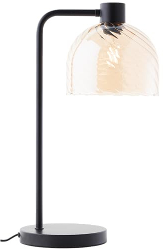 Lightbox Nacht-Tischlampe | 50 cm Höhe, Ø 19 cm | Vintage Tischleuchte mit | Nacht-Tischlampe | 50 cm Höhe, Ø 19 cm | Vintage Tischleuchte mit