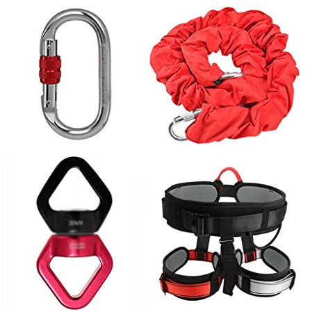 JMOZHCD Bungee Dance Flying Suspension Rope Aerial Anti Yoga Seil Widerstandsband Set Fitness Heimfitnessgeräte