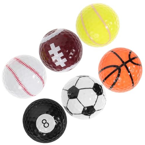 PAMINGONO Trainingsgolfbälle Satz aus Gummi für Jugendliche, 1 Satz