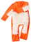 Baby at Work Fit Mop, Chenille Cotton Baby Mop Onesie, Baby Mop Crawling, Romper de Manga Larga para bebés para niños pequeños (Naranja, 75 cm)