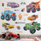 wondever Wandtattoo Rennauto Junge Wandaufkleber Autos Fahrzeuge Rennwagen Wandsticker Wanddeko für Kinderzimmer Jungen Babyzimmer Spielzimmer