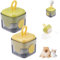 2 Pezzi Rullo per Pelucchi Portatile, Mini Reusable Lint Roller, Rullo Togli Peli Animali, Rullo Antipelucchi Lavabile Riutilizzabile, Washable Sticky Roller, Gel appiccicoso a Rullo per Lanugine