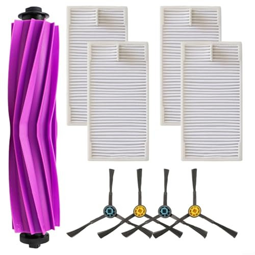 UTTASU Juego de piezas de repuesto para aspiradora Eureka E20 Plus, cepillos laterales, filtros de nailon y plástico, rendimiento duradero (A)