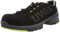 Uvex 1 gelochter Halbschuh, Sicherheitsschuhe S1 SRC, Arbeitsschuhe für Damen & Herren, Schwarz/Lime, Größe 37