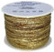 Glitzer-Handstickgarn (Zierlitze) auf 50 Meter Spulen in der Farbe Gold