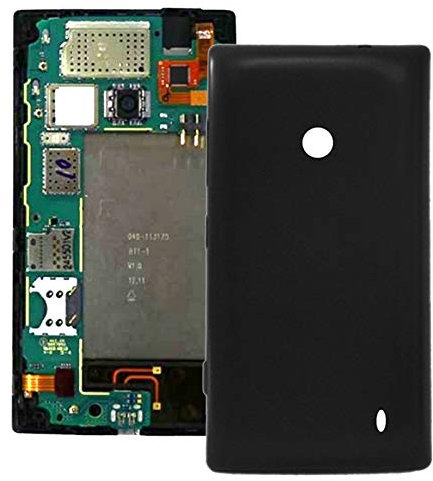 NOKIASPAREPARTS Smartphone Accessories for Nokia Coque arrière en Plastique for Nokia Lumia 520 (Couleur : Black)