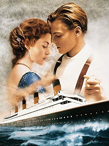 YSCOLOR Diamant Painting Diamant Stickerei Romantik Der Titanic 5D DIY Diamant Malerei Runde Bohrer Strass Klebte Handwerk Dekoration 30X40cm