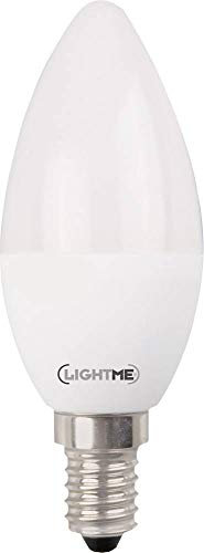 LightMe LM85391 LED EEK A+ (A++ - E) E14 Kerzenform 5.5W = 40W RGBW (Ø x L) 37mm x 107mm inkl. Fern