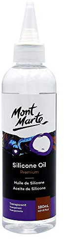 Mont Marte Olio di Silicone – 180ml – Ideale per Il Pouring Acrilico – Perfetto per la Pittura Acrilica e la Tecnica del Pouring – per Le Belle Cellule e Gli Effetti impressionanti