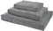 JAMAXX Premium Hundekissen Orthopädische Füllung, Waschbar Bezug aus Edlem Chinelle Stoff, Weiche Kompakte Füllung mit Visco Schaumstoff-Flocken Memory, PDB1003 (M) 90x70, Silver-Grey