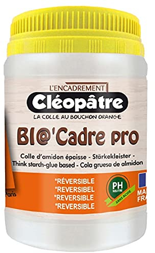 Cléopâtre AMID-250 Bio Cadre PRO Rahmenkleber, Stärke, weiß, 250 GR, Gramm
