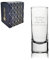Personalised Engraved Brink Tall Shot Glass, Personalise with Any Message