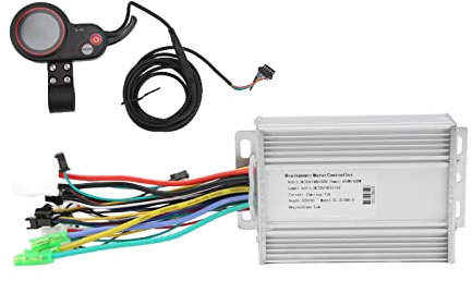 Bürstenloser Motorcontroller, 36V-60V Universal Intelligente Wärmeableitung Regendichter Elektrofahrrad-Controller mit LCD-Anzeigefeld, 450W / 500W Brushless-Controller-Kit aus Aluminiumlegierung